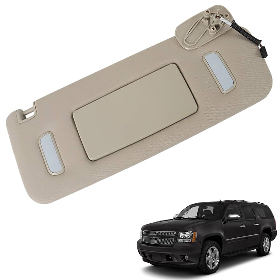 Amazon.com: munirater Passenger Sun Visor Mirror Gray Right